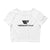 White WalkersFitness - Women’s Crop Tee