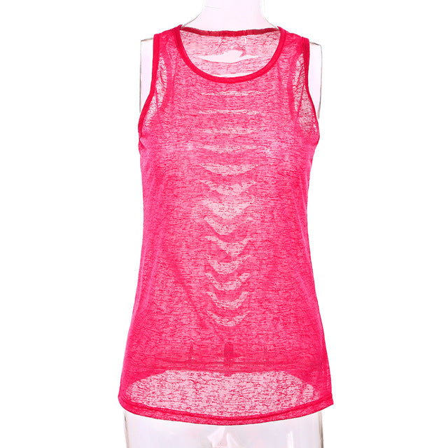 Hollow Back Sports Vest