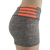 Striped Waist Breathable Workout Shorts