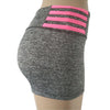 Striped Waist Breathable Workout Shorts