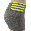 Striped Waist Breathable Workout Shorts