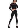 Mesh Style Tight Suit Gym Clothing