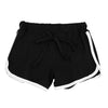 Side Split Elastic Waist Gym Shorts