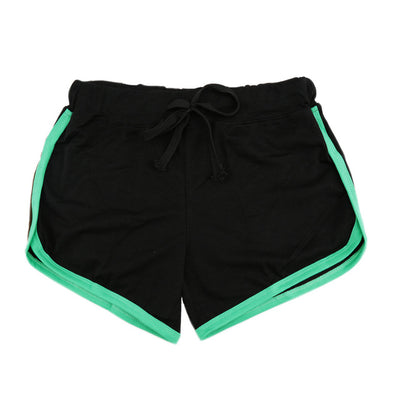 Side Split Elastic Waist Gym Shorts