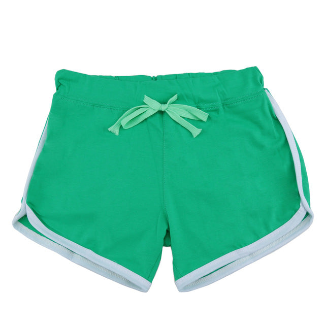 Side Split Elastic Waist Gym Shorts