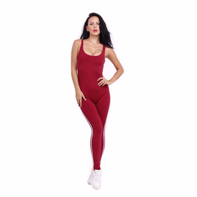 Closed-Fitting Running Jumpsuit